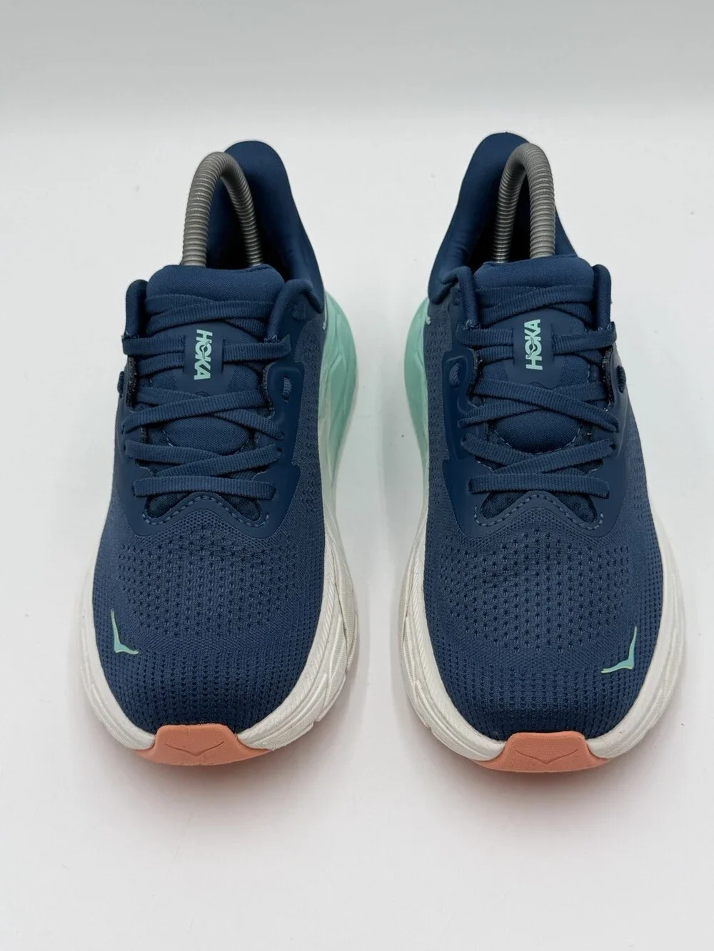 Hoka Arahi 7 Women's Size 7.5B Navy Blue White Athletic Running Shoes (1147851)